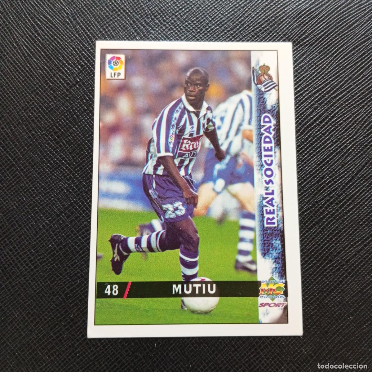 Cromos de f&uacute;tbol: 48 MUTIU REAL SOCIEDAD MUNDICROMO 1998 1999 CROMO FUTBOL LIGA 98 99 - A218 PG6