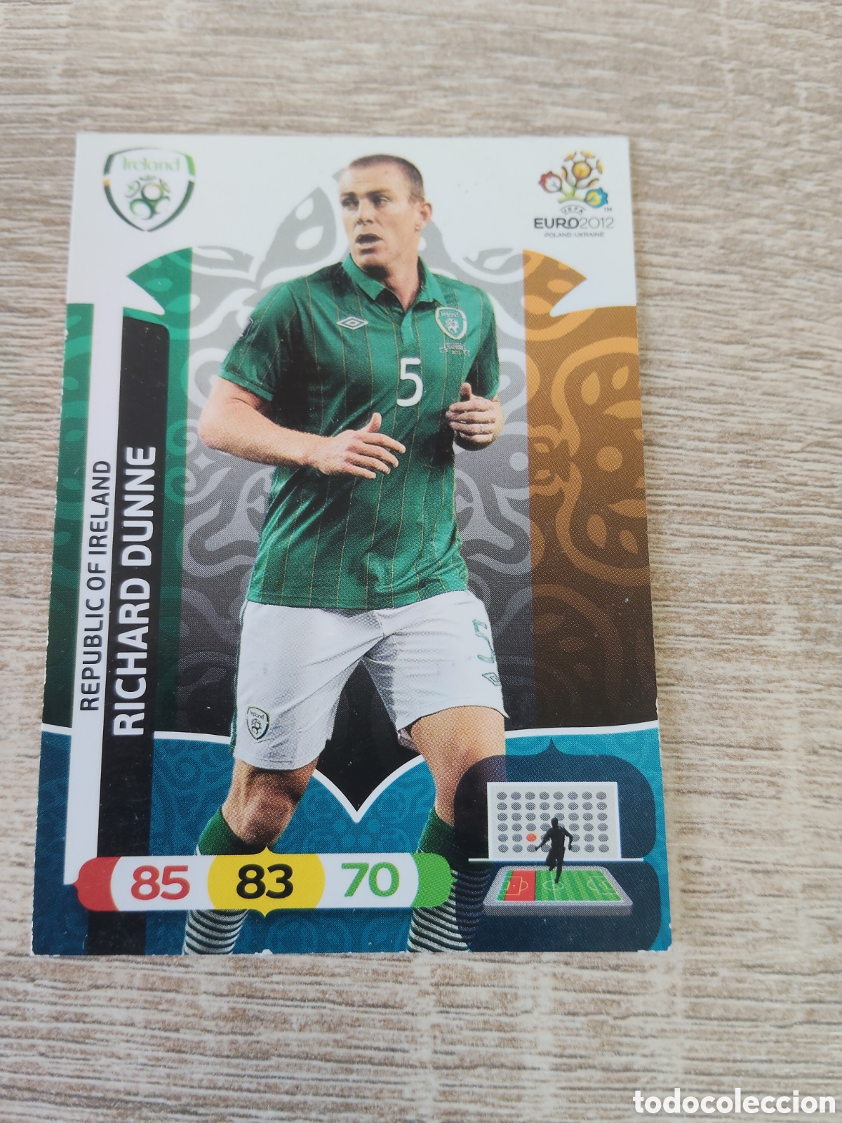 Cromos de f&uacute;tbol: Panini Adrenalyn euro 2012 Richard Dunne Irlanda
