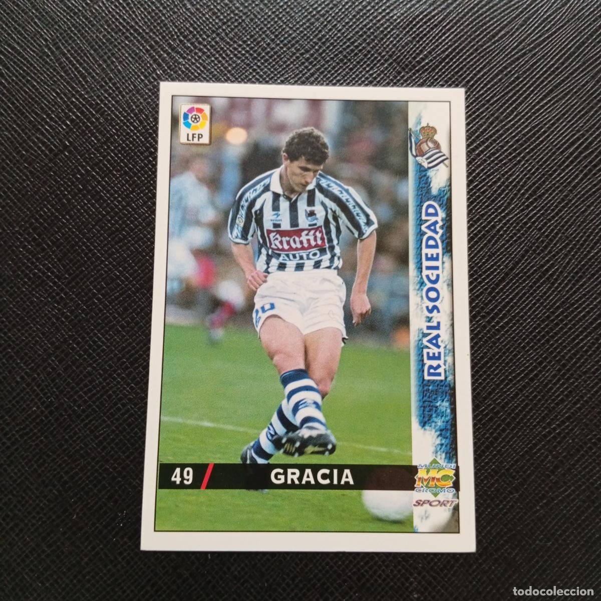 Cromos de f&uacute;tbol: 49 GRACIA REAL SOCIEDAD MUNDICROMO 1998 1999 CROMO FUTBOL LIGA 98 99 - A218 PG6