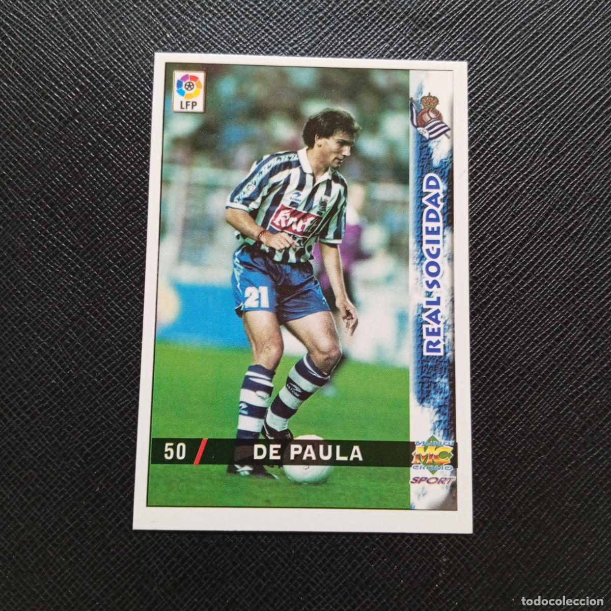 Cromos de f&uacute;tbol: 50 DE PAULA REAL SOCIEDAD MUNDICROMO 1998 1999 CROMO FUTBOL LIGA 98 99 - A218 PG6