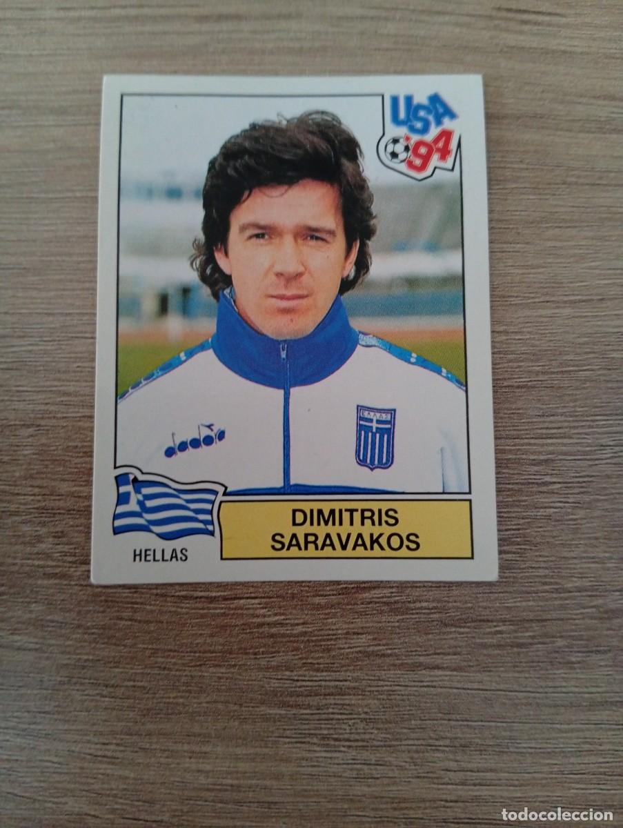 Cromos de f&uacute;tbol: DIMITRIS SARAVAKOS 279 GRECIA MUNDIAL USA 94 1994 SIN PEGAR NUNCA PEGADO PANINI