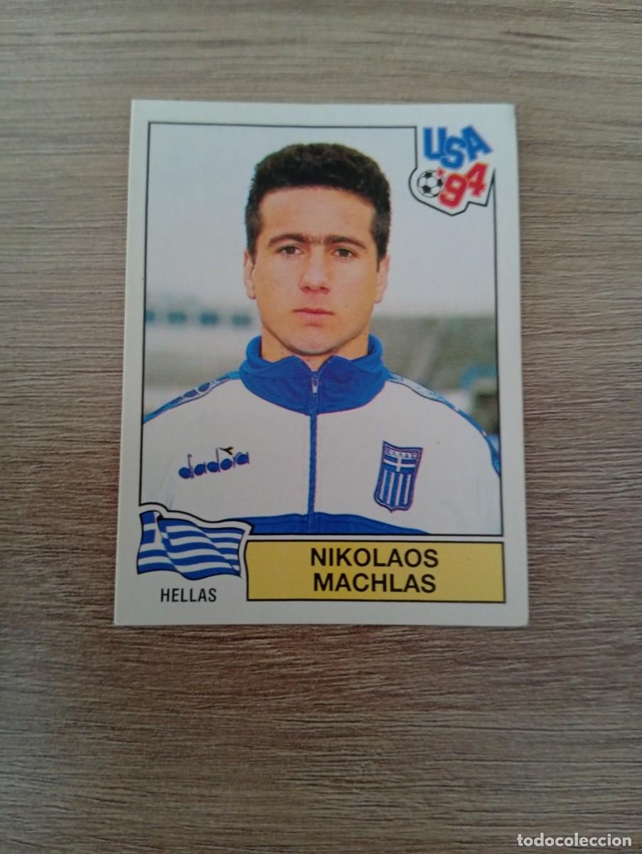 Cromos de f&uacute;tbol: NIKOLAOS MACHLAS 280 GRECIA MUNDIAL USA 94 1994 SIN PEGAR NUNCA PEGADO PANINI