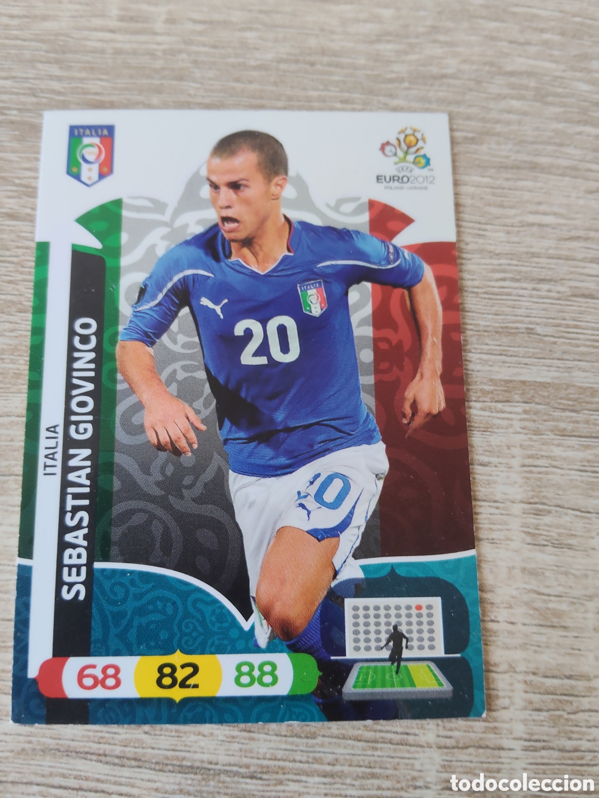 Cromos de f&uacute;tbol: Panini Adrenalyn euro 2012 Sebastian Giovinco Italia