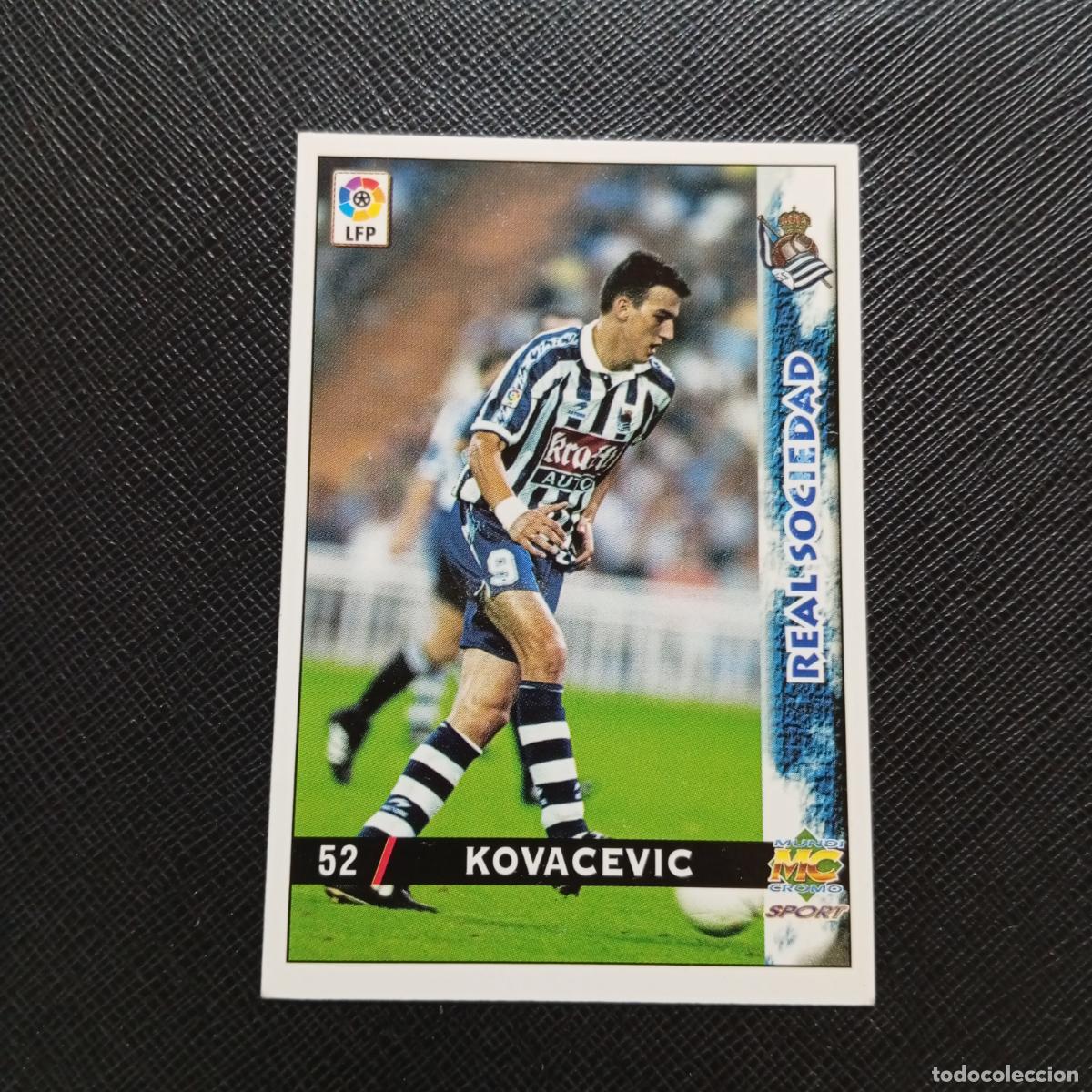 Figurine di Calcio: 52 KOVACEVIC REAL SOCIEDAD MUNDICROMO 1998 1999 CROMO FUTBOL LIGA 98 99 - A218 PG7