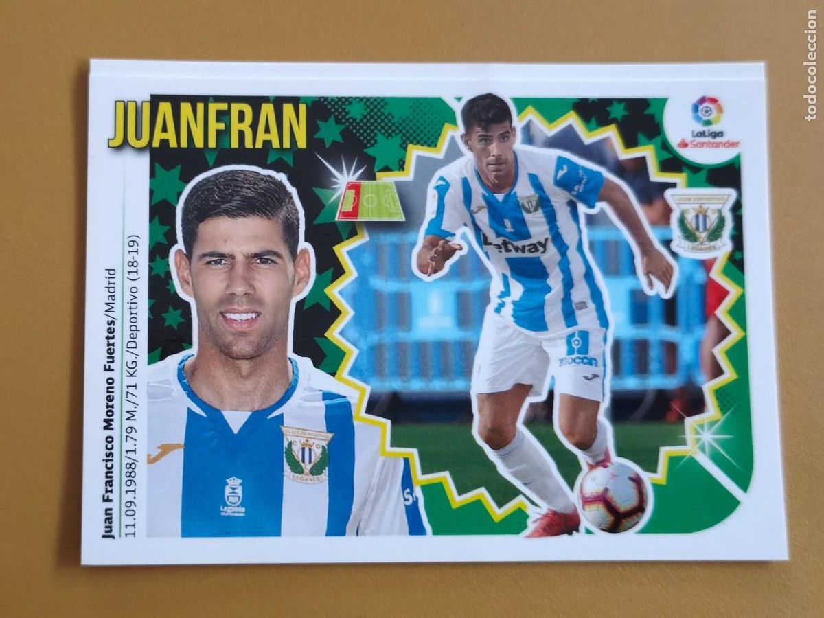 Football Stickers: juanfran, 2018 19 ultimos fichajes