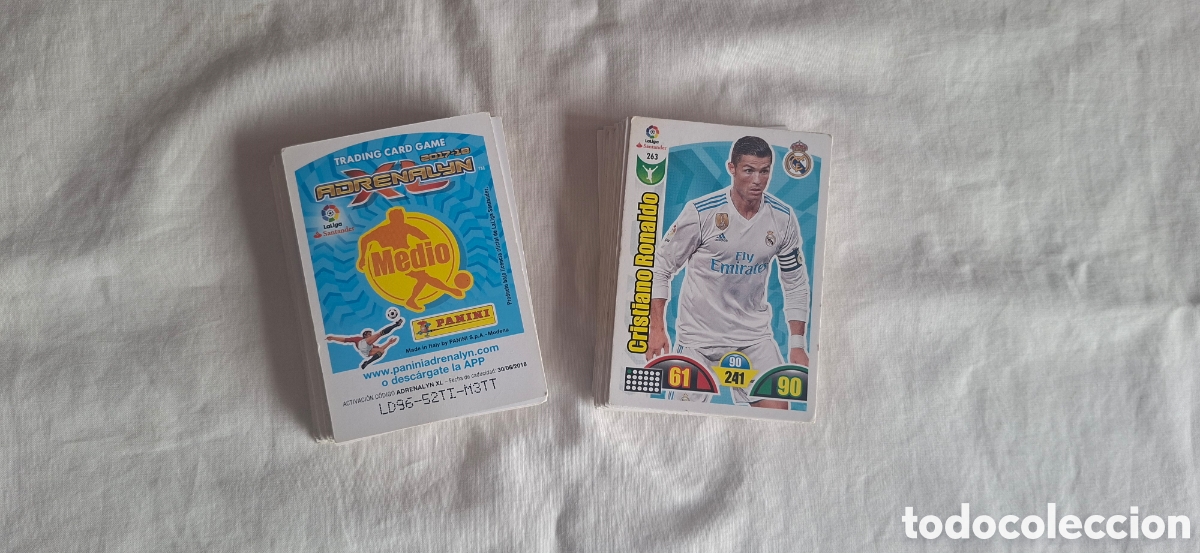Cromos de f&uacute;tbol: 60 Cromos Adrenalyn 2017 2018 - Foto 1