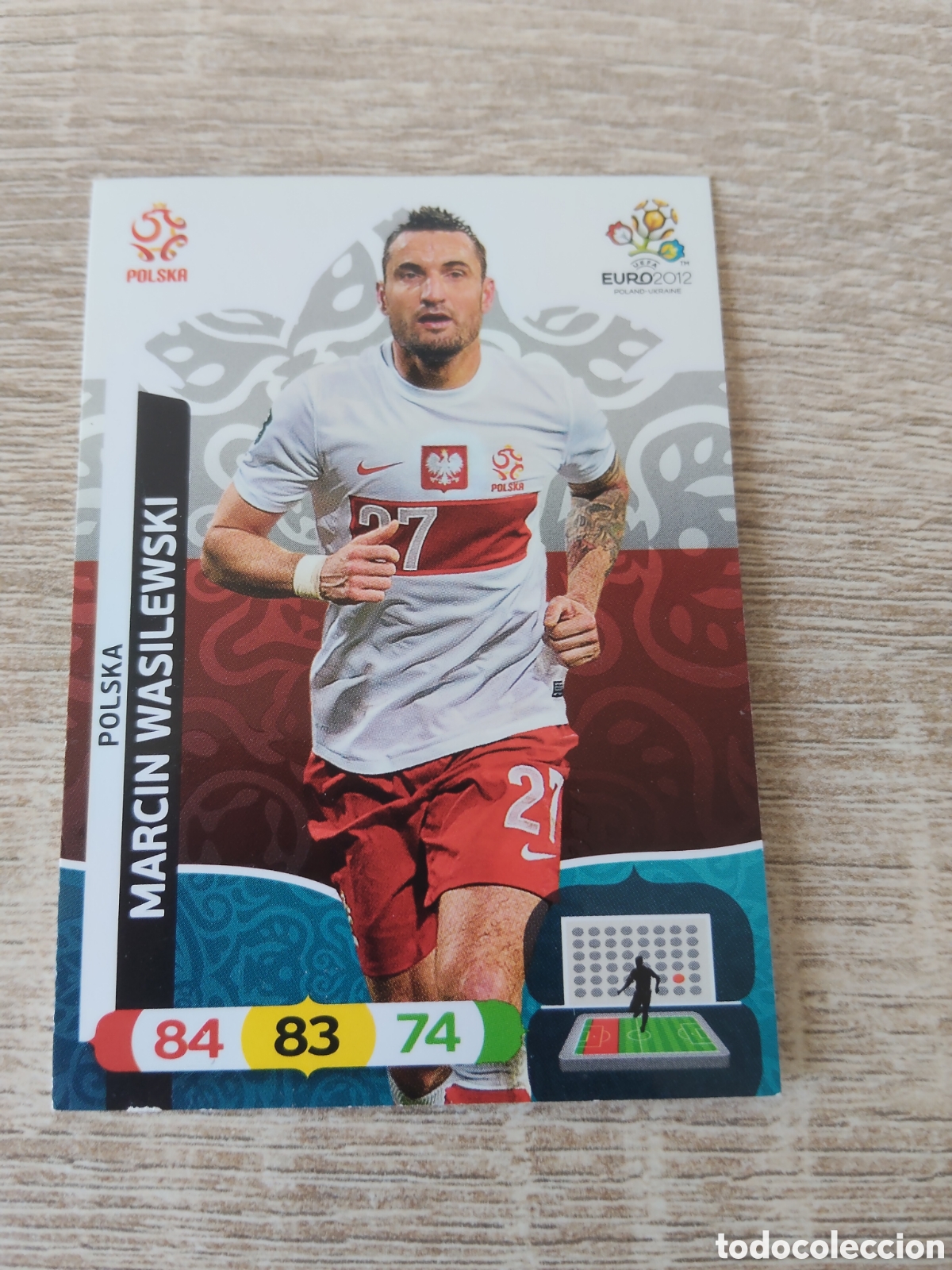 Cromos de f&uacute;tbol: Panini Adrenalyn euro 2012 Marcin Wasilewski Polonia