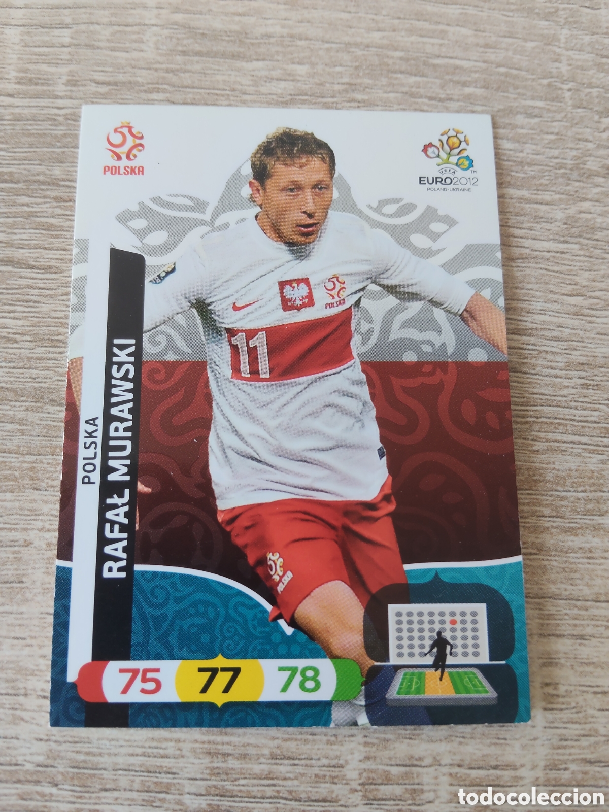 Cromos de f&uacute;tbol: Panini Adrenalyn euro 2012 Rafal Murawski Polonia