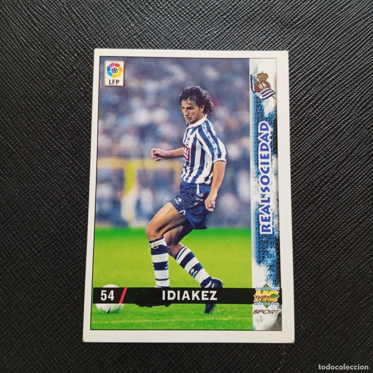 Cromos de f&uacute;tbol: 54 IDIAKEZ REAL SOCIEDAD MUNDICROMO 1998 1999 CROMO FUTBOL LIGA 98 99 - A218 PG7