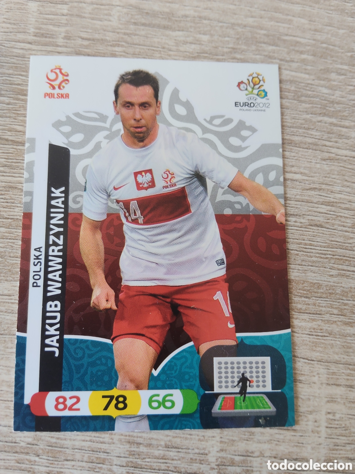 Cromos de f&uacute;tbol: Panini Adrenalyn euro 2012 Jakub Wawrzyniak Polonia