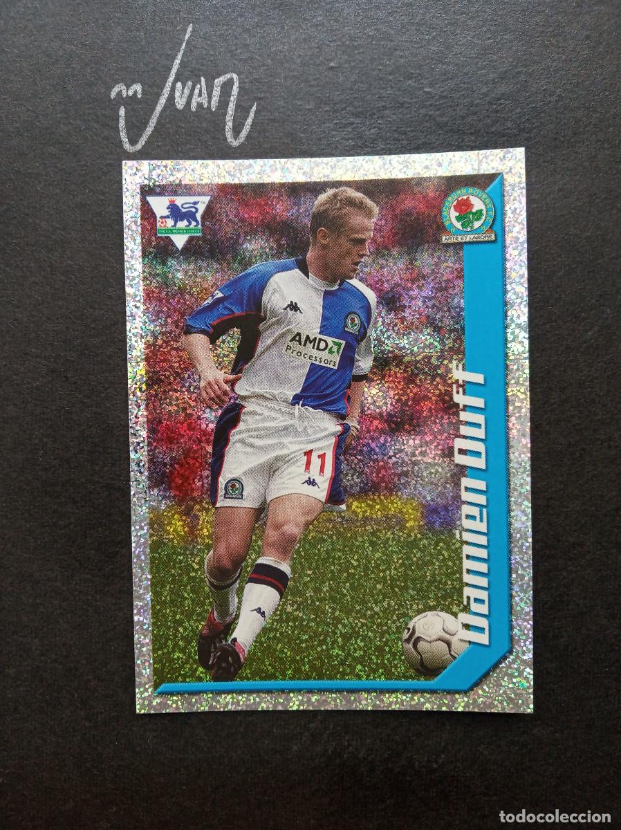 Cromos de f&uacute;tbol: N&ordm; 89 STAR PLAYER METAL DAMIEN DUFF BLACKBURN ROVERS ⚽ MERLIN &reg; PREMIER 2002 2003 02 03 SIN PEGAR