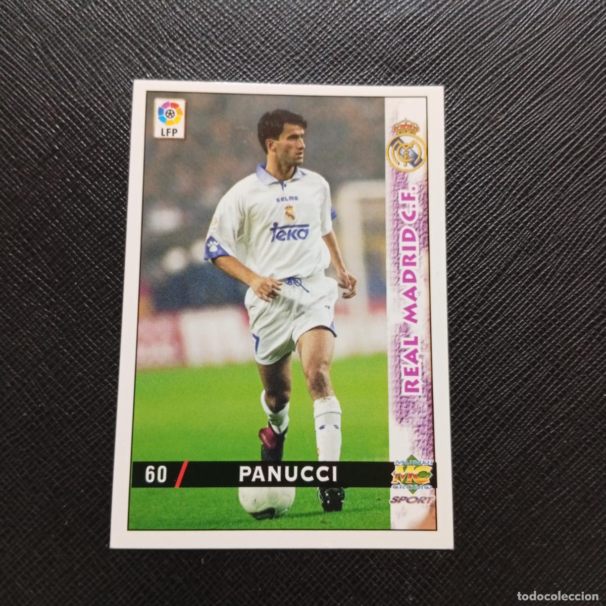 Cromos de f&uacute;tbol: 60 PANUCCI REAL MADRID MUNDICROMO 1998 1999 CROMO FUTBOL LIGA 98 99 - A218 PG8 BAJA