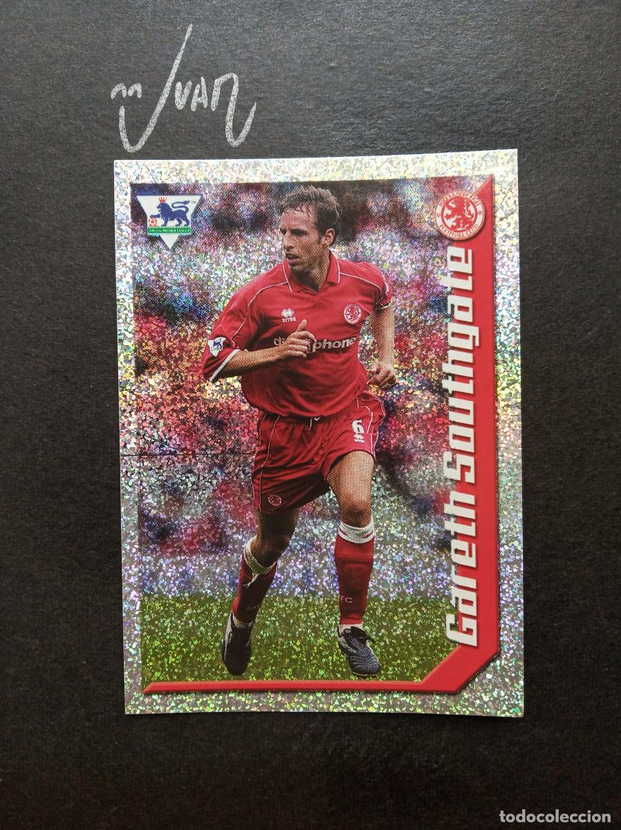 Cromos de f&uacute;tbol: N&ordm; 385 STAR PLAYER METAL GARETH SOUTHGATE MIDDLESBROUGH ⚽ MERLIN &reg; PREMIER 2002 2003 02 03 SIN PEGAR