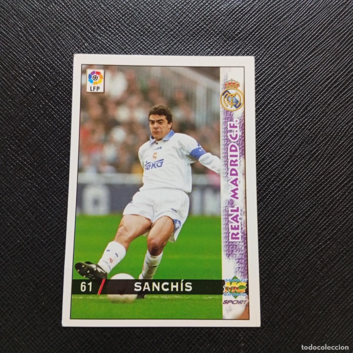 Cromos de f&uacute;tbol: 61 SANCHIS REAL MADRID MUNDICROMO 1998 1999 CROMO FUTBOL LIGA 98 99 - A218 PG8