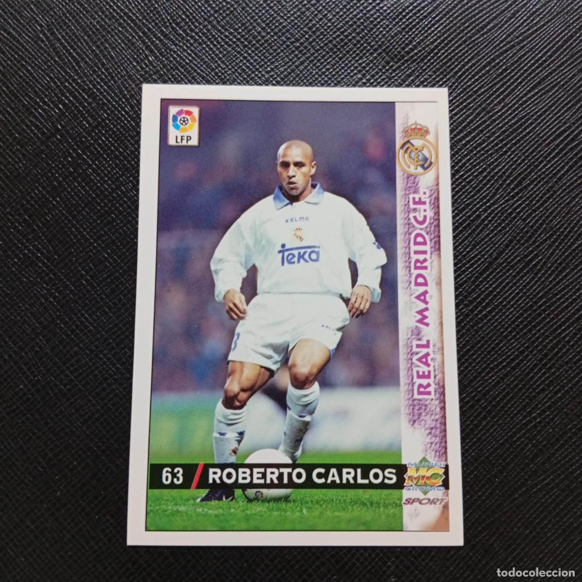 Cromos de f&uacute;tbol: 63 ROBERTO CARLOS REAL MADRID MUNDICROMO 1998 1999 CROMO FUTBOL LIGA 98 99 - A218 PG8