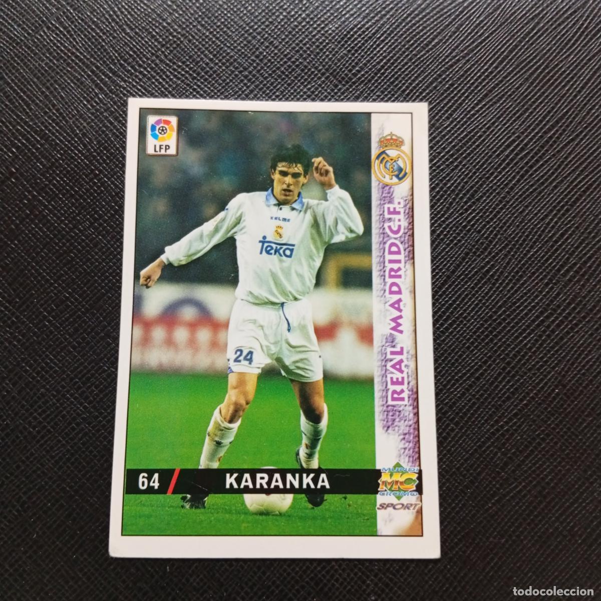 Cromos de f&uacute;tbol: 64 KARANKA REAL MADRID MUNDICROMO 1998 1999 CROMO FUTBOL LIGA 98 99 - A218 PG8