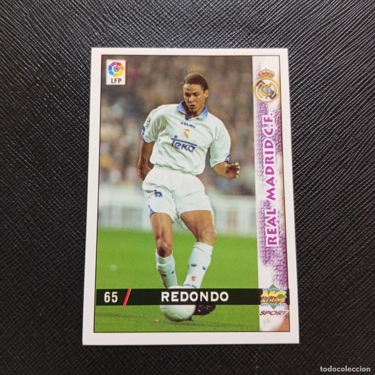 Cromos de f&uacute;tbol: 65 REDONDO REAL MADRID MUNDICROMO 1998 1999 CROMO FUTBOL LIGA 98 99 - A218 PG8