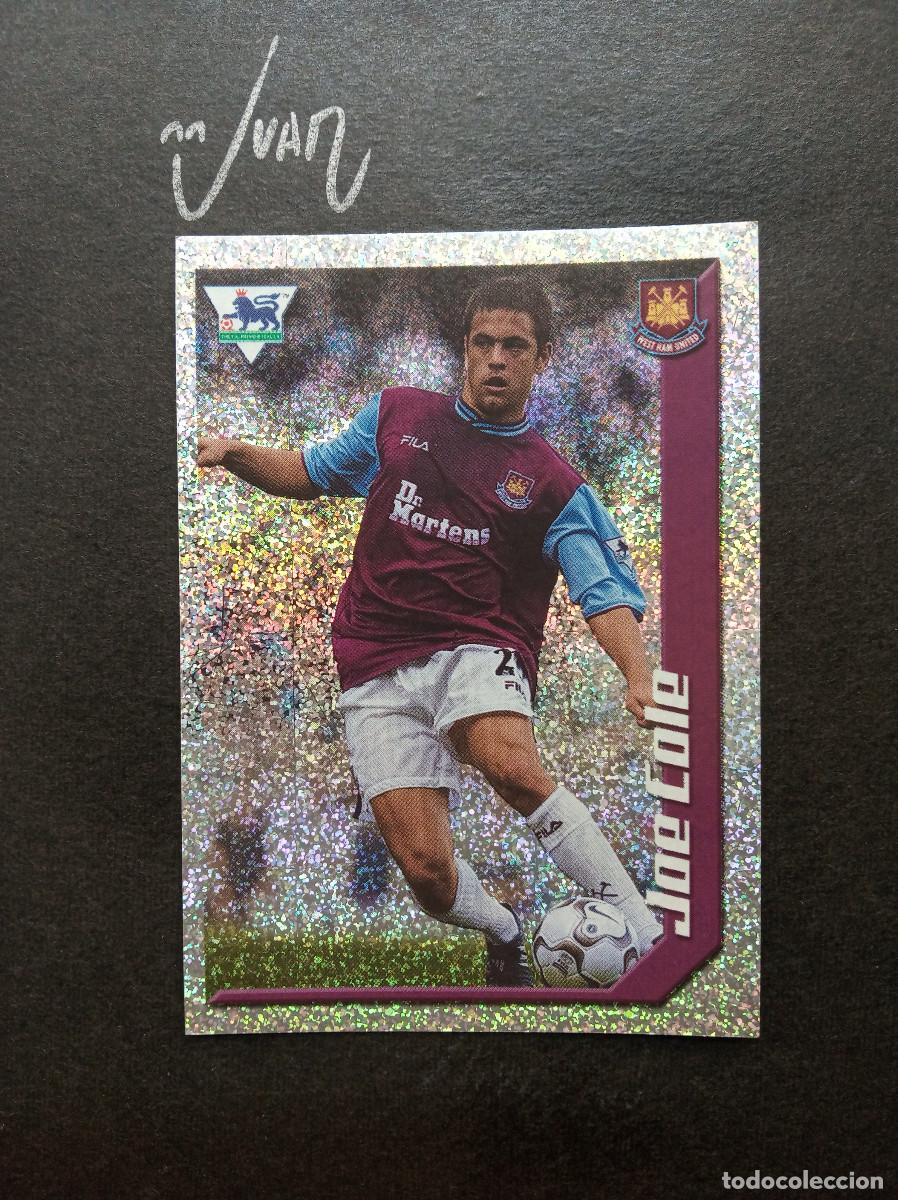 Cromos de f&uacute;tbol: N&ordm; 553 STAR PLAYER METAL JOE COLE WEST HAM UNITED ⚽ MERLIN &reg; PREMIER 2002 2003 02 03 SIN PEGAR