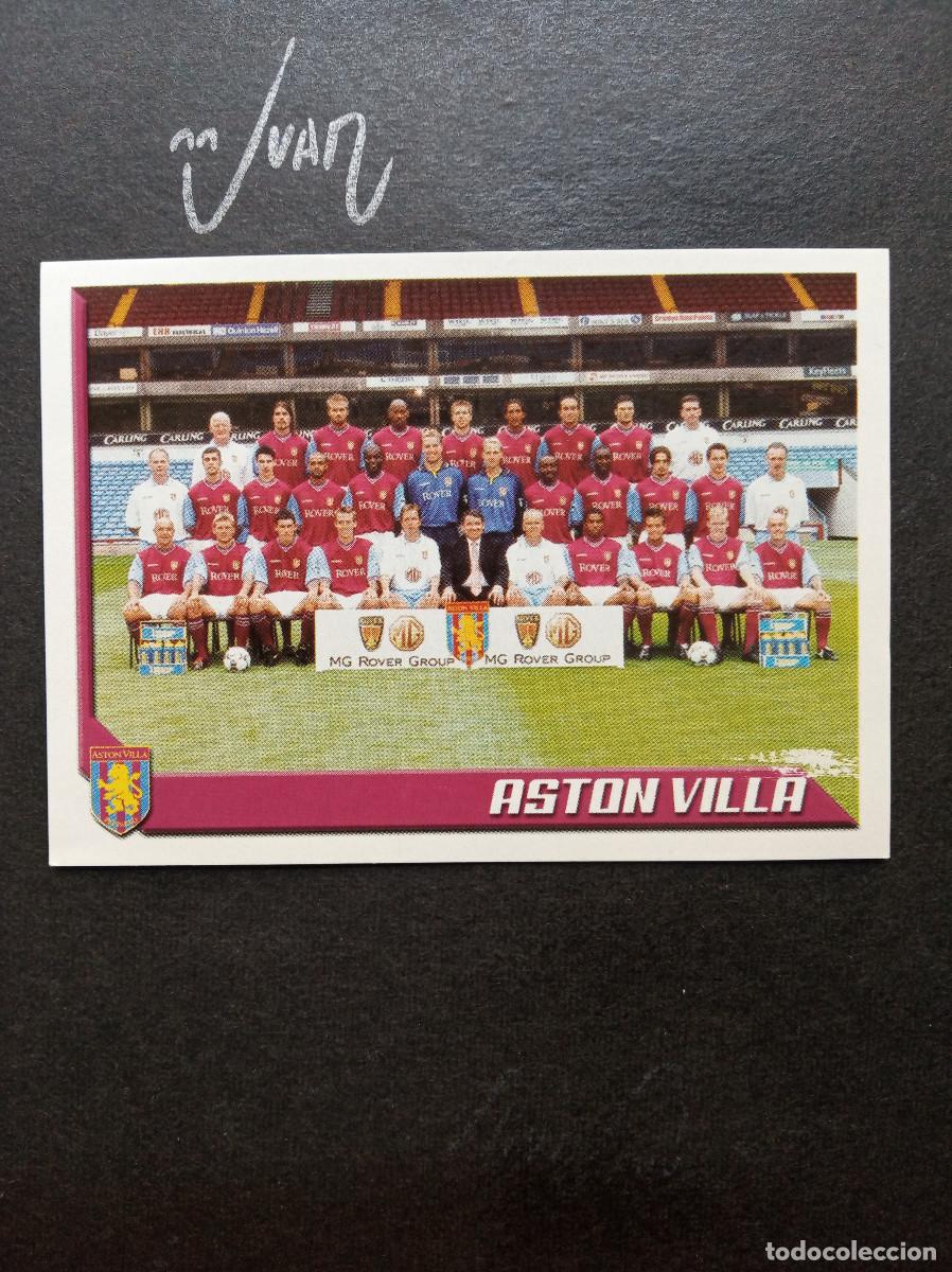 Cromos de Futebol: N&ordm; 32 TEAM PHOTO THE SQUAD ASTON VILLA ⚽ MERLIN &reg; PREMIER 2002 2003 02 03 SIN PEGAR NUNCA PEGADO