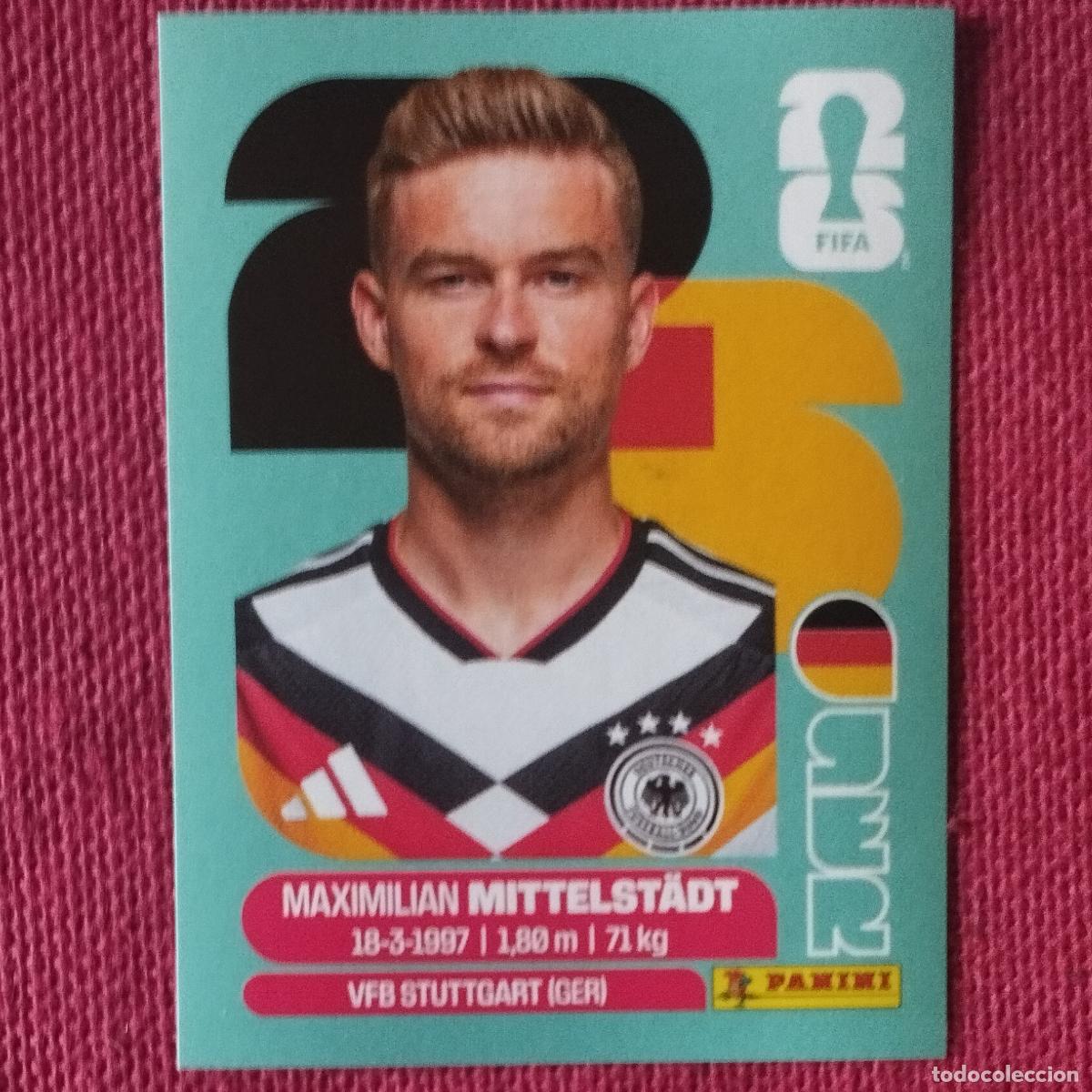 Cromos de f&uacute;tbol: MAXIMILIAM MITTELST&Auml;DT - ALEMANIA - GER 9 - MUNDIAL DE FUTBOL - FIFA WORLD CUP - 2026
