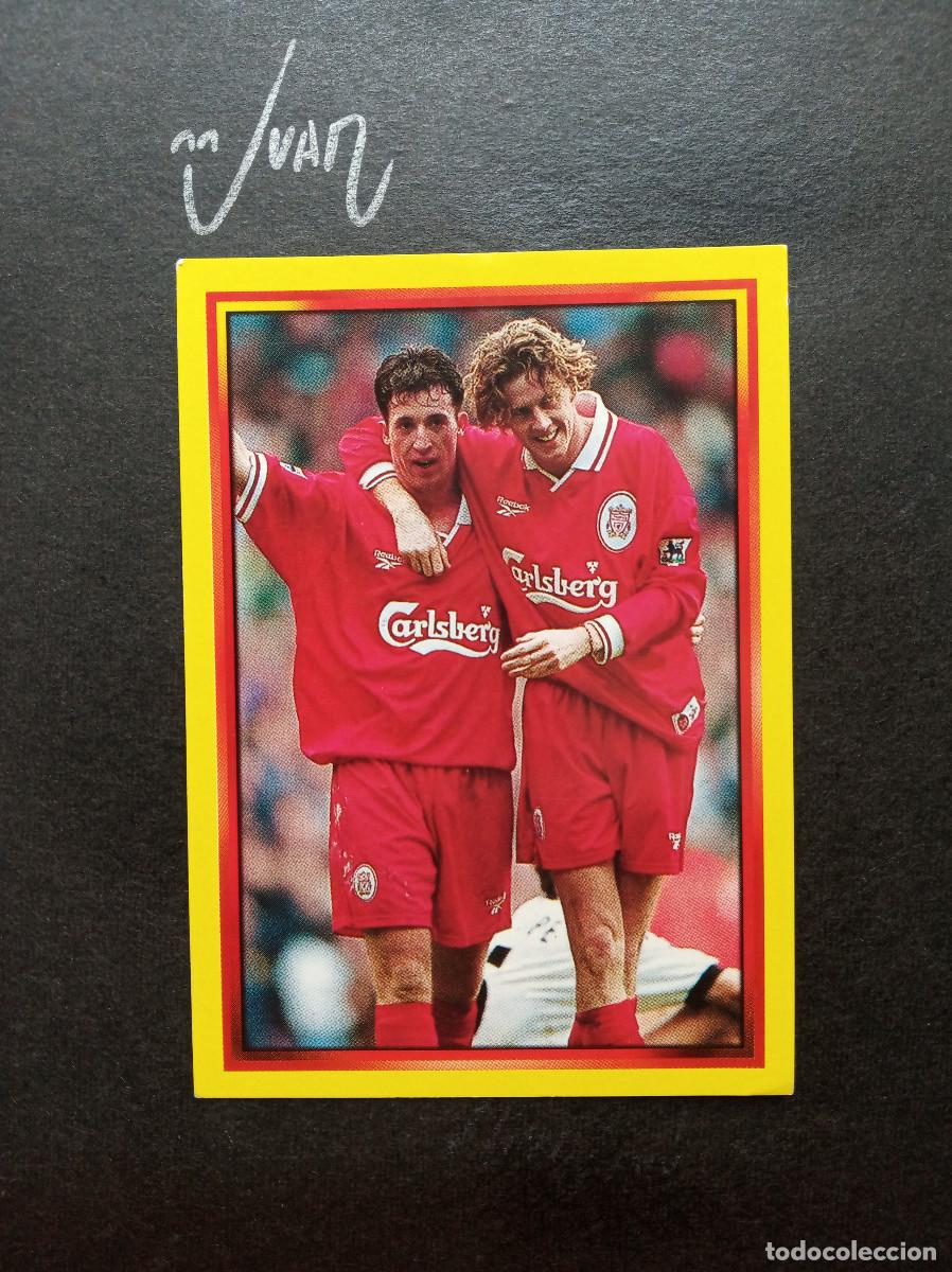 Cromos de f&uacute;tbol: N&ordm; 263 MCDONALD QUIZ 4 FOWLER McMANAMAN LIVERPOOL ⚽ MERLIN &reg; PREMIER 1997 1998 97 98 SIN PEGAR