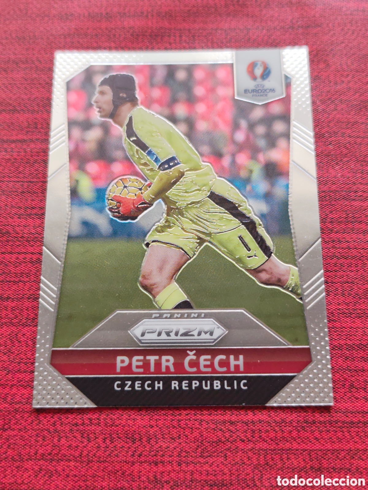 Cromos de f&uacute;tbol: 12 PETR ČECH REP&Uacute;BLICA CHECA PRIZM EURO 2016 FRANCE