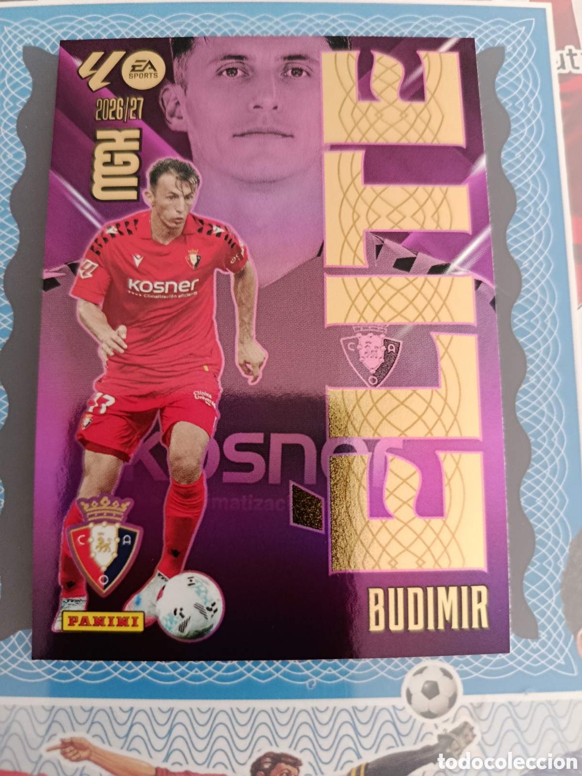 Cromos de f&uacute;tbol: MEGACRACKS 2026 2027 - PANINI - N&ordm; 3 BUDIMIR ELITE