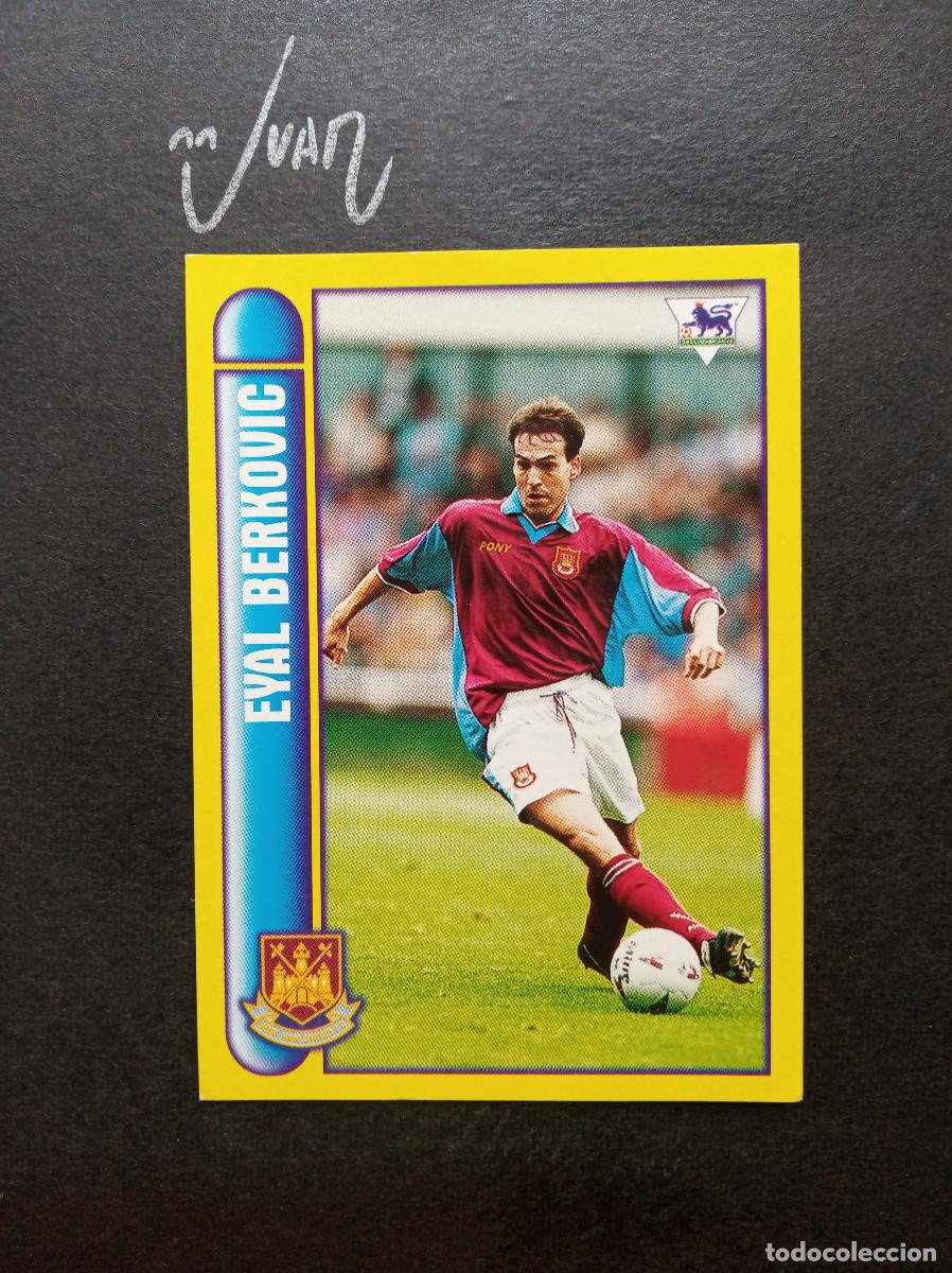 Cromos de f&uacute;tbol: N&ordm; 478 OVERSEAS PLAYER EYAL BERKOVIC WEST HAM ISRAEL ⚽ MERLIN &reg; PREMIER 1997 1998 97 98 SIN PEGAR