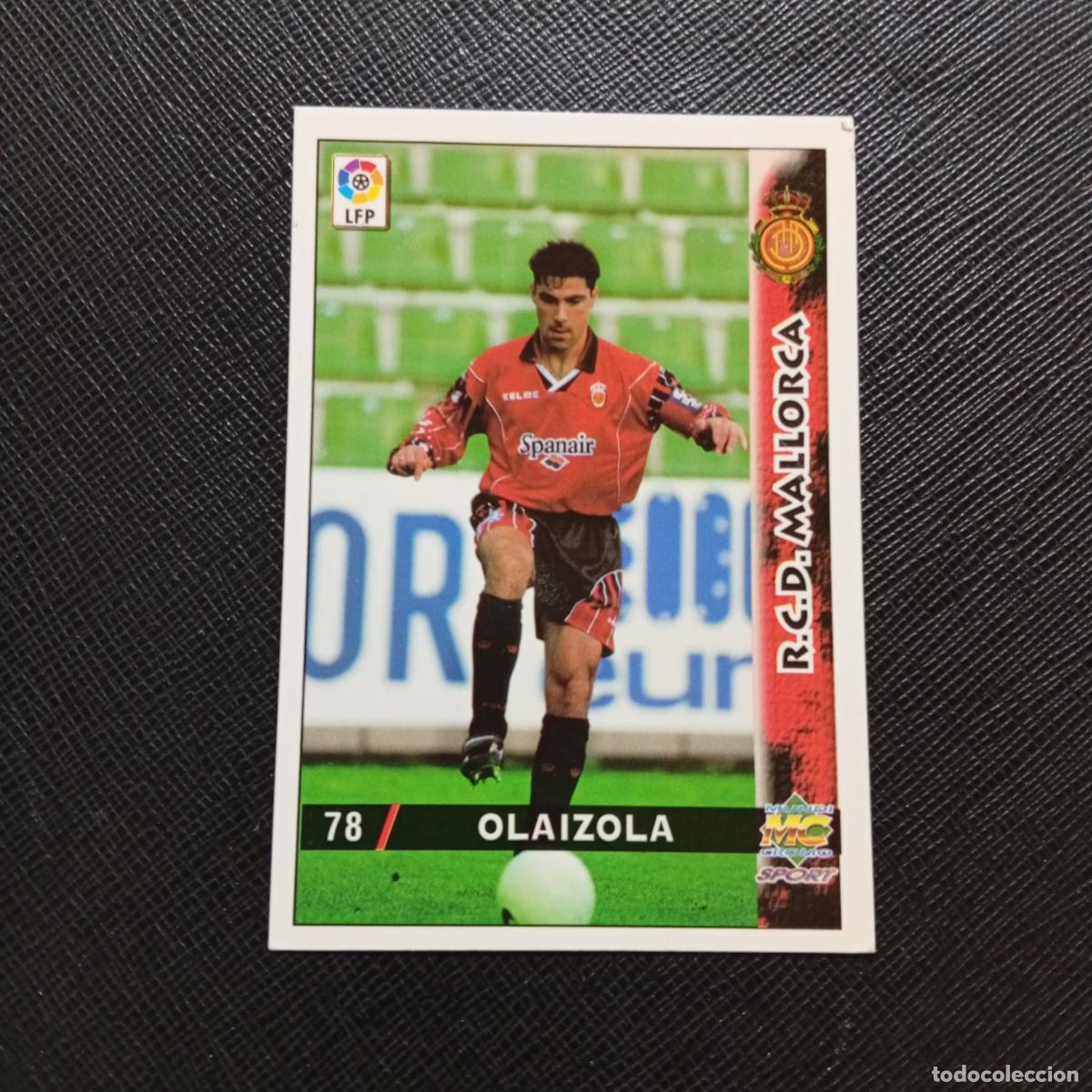 Cromos de f&uacute;tbol: 78 OLAIZOLA MALLORCA MUNDICROMO 1998 1999 CROMO FUTBOL LIGA 98 99 - A218 PG10