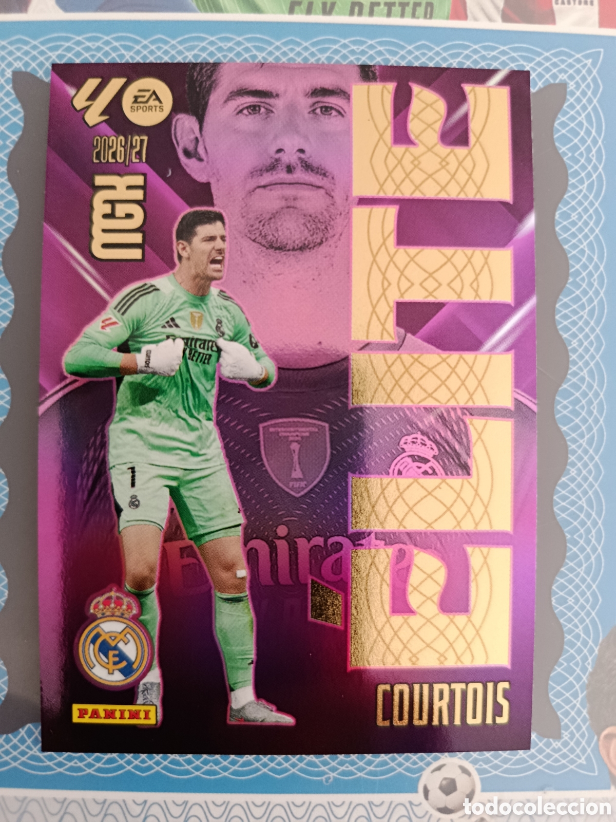 Cromos de f&uacute;tbol: MEGACRACKS 2026 2027 - PANINI - N&ordm; 4 COURTOIS ELITE