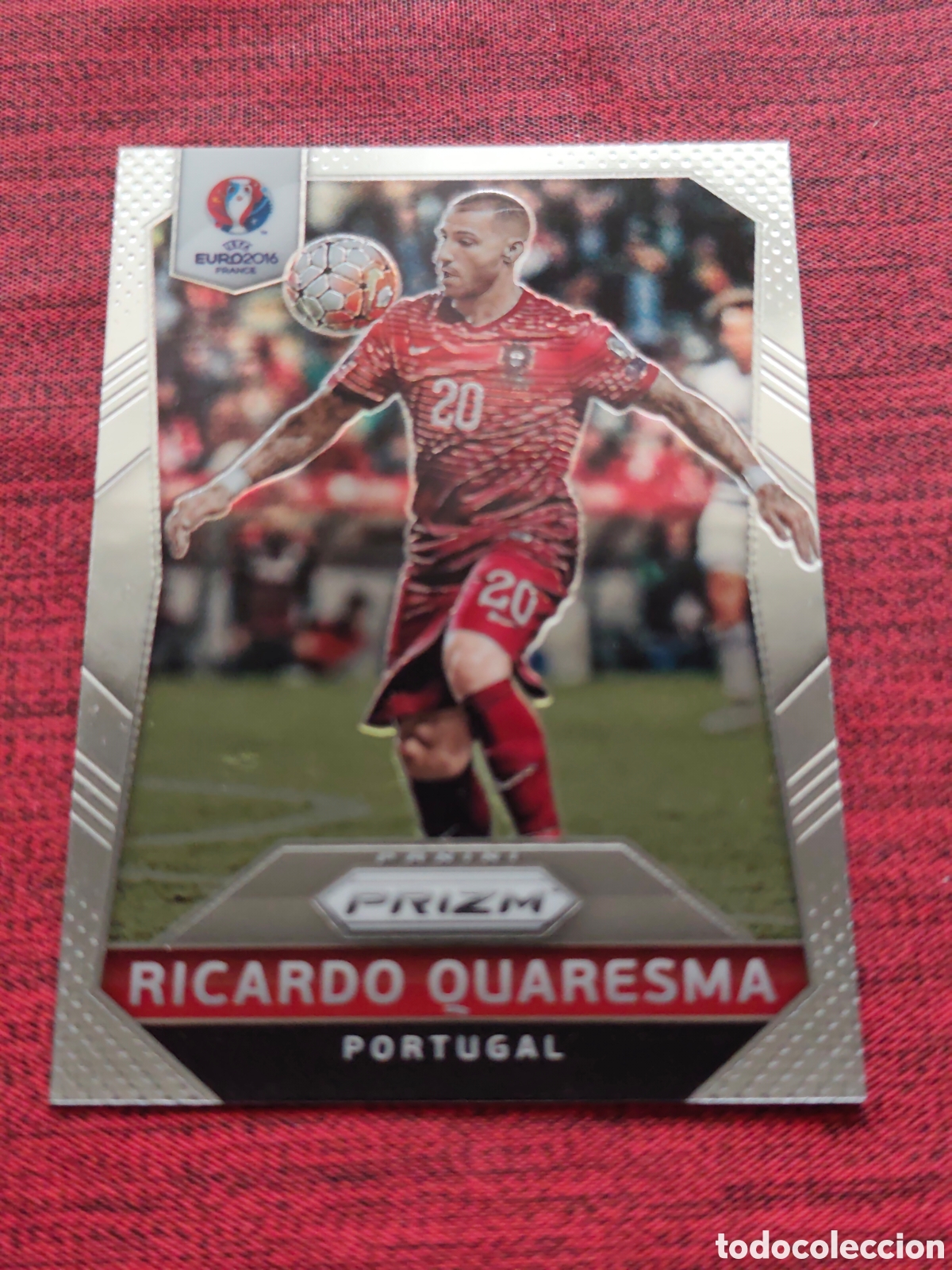 Cromos de f&uacute;tbol: 101 QUARESMA PORTUGAL PRIZM EURO 2016 FRANCE