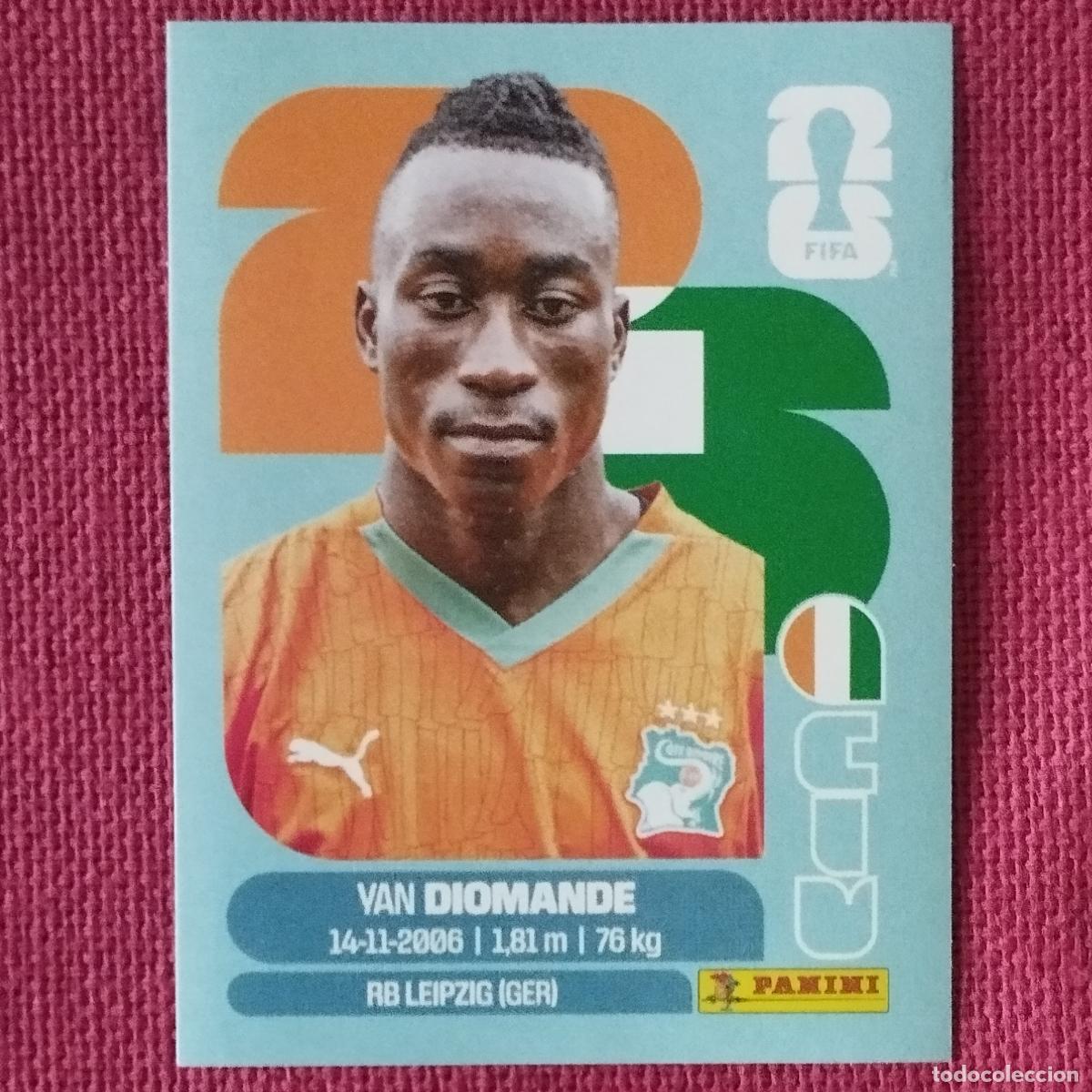 Cromos de f&uacute;tbol: YAN DIOMANDE - CIV 18 - COTE D' IVORY - MUNDIAL DE FUTBOL - FIFA WORLD 2026