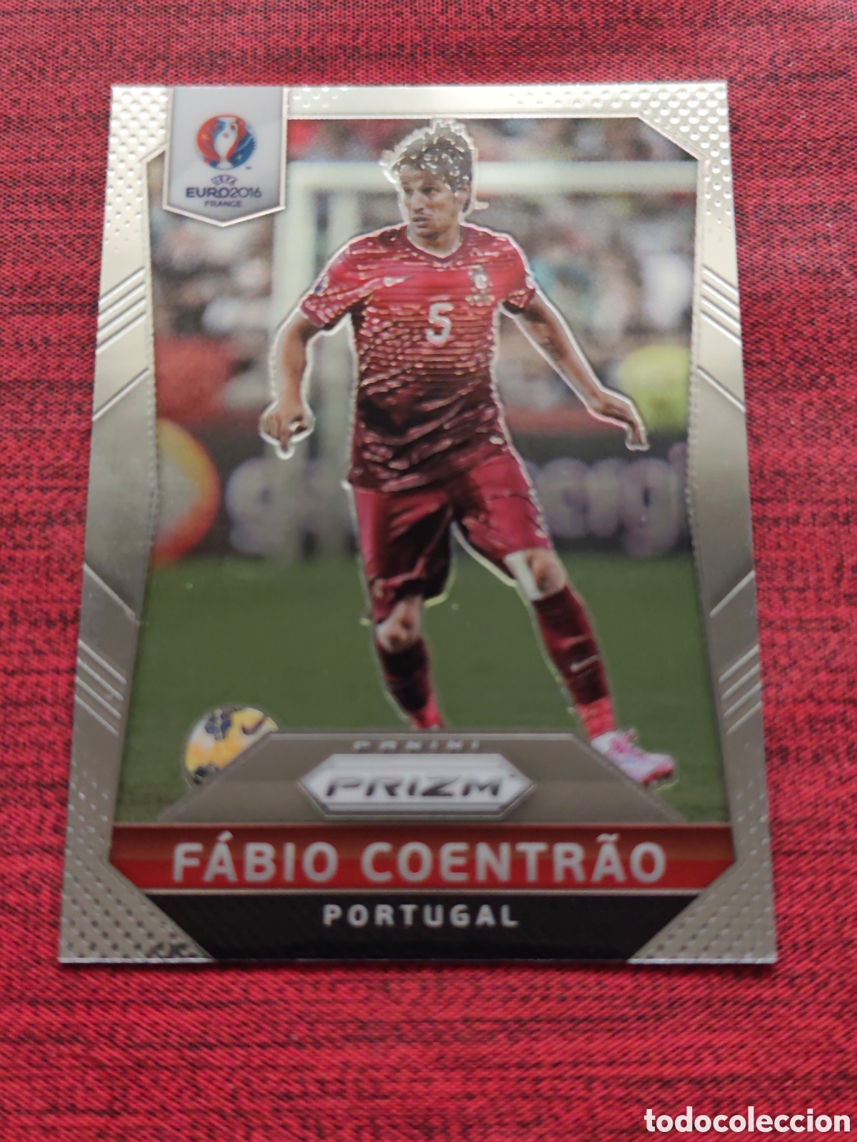 Cromos de f&uacute;tbol: 106 FABIO COENTRAO PORTUGAL PRIZM EURO 2016 FRANCE