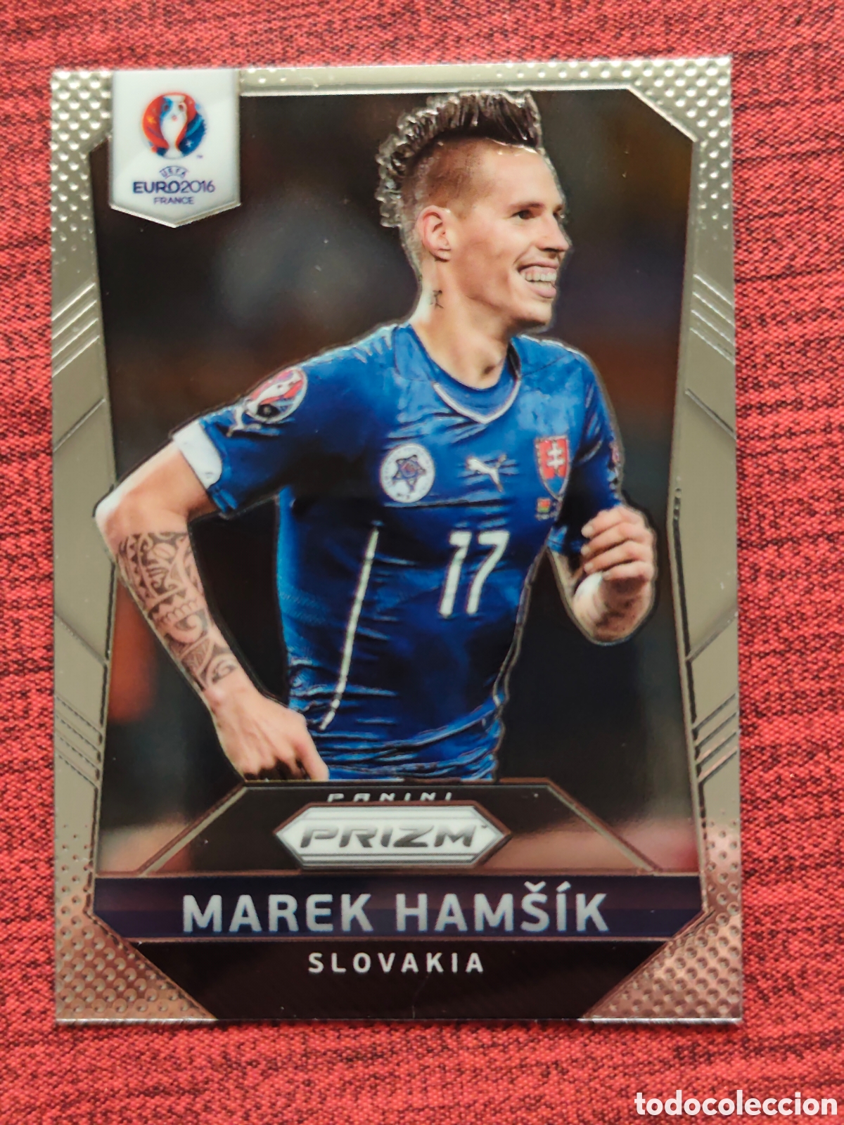 Cromos de f&uacute;tbol: 128 HAMSIK ESLOVAQUIA PRIZM EURO 2016 FRANCE