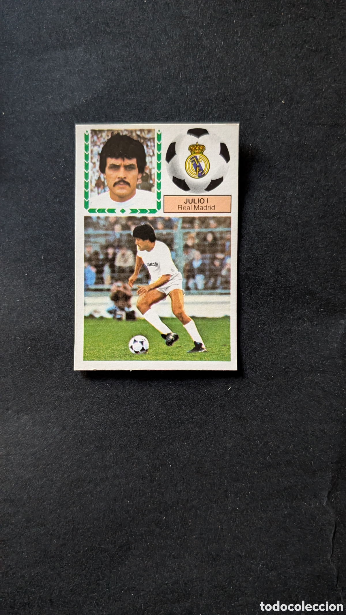 Cromos de f&uacute;tbol: L2 JULIO I REAL MADRID FICHAJE 4 VERSION LIGA ESTE 1983/84 83 84 DESPEGADO