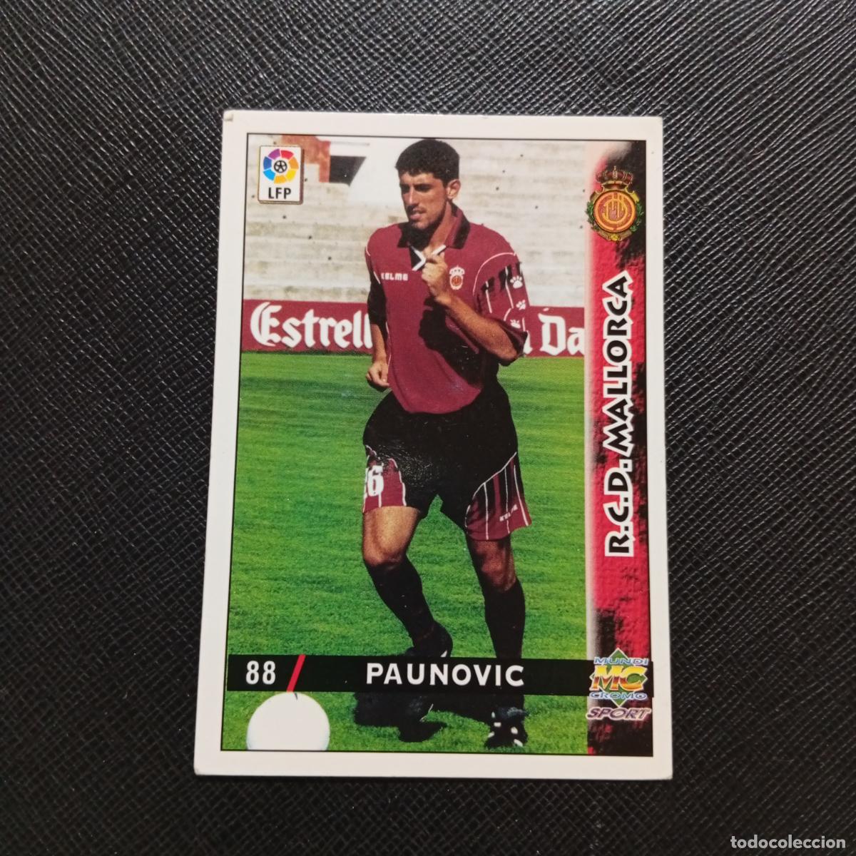Cromos de f&uacute;tbol: 88 PAUNOVIC MALLORCA MUNDICROMO 1998 1999 CROMO FUTBOL LIGA 98 99 - A218 PG11