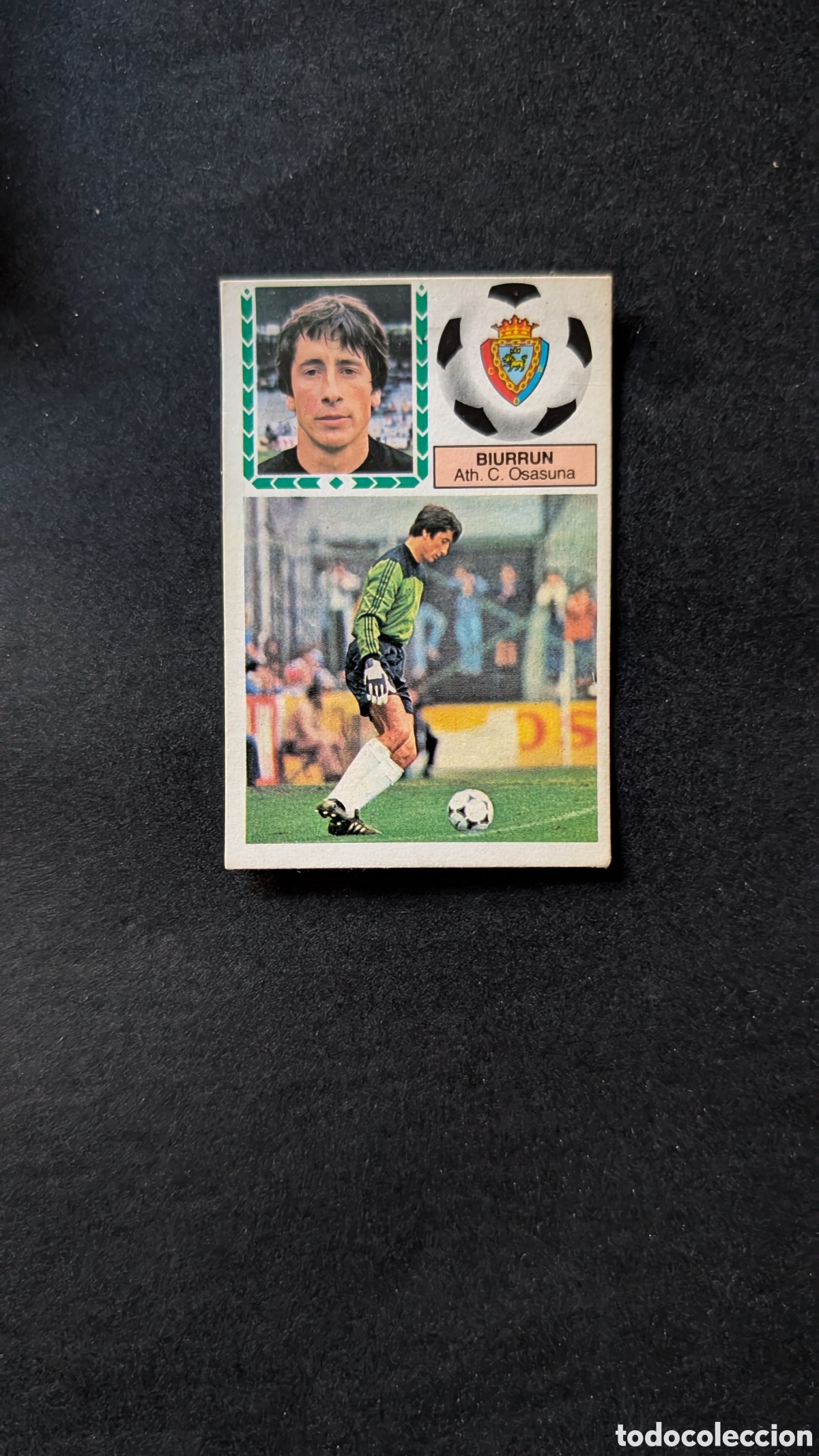 Cromos de f&uacute;tbol: L2 BIURRUN OSASUNA FICHAJE 10 LIGA ESTE 1983/84 83 84 DESPEGADO