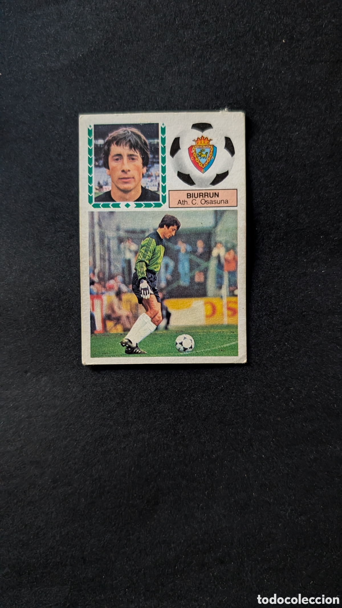 Cromos de f&uacute;tbol: L2 BIURRUN OSASUNA FICHAJE 10 LIGA ESTE 1983/84 83 84 DESPEGADO
