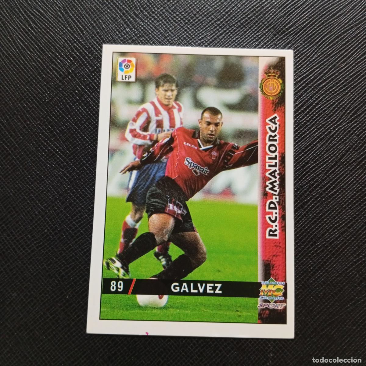Cromos de f&uacute;tbol: 89 GALVEZ MALLORCA MUNDICROMO 1998 1999 CROMO FUTBOL LIGA 98 99 - A20 PG1 BAJA
