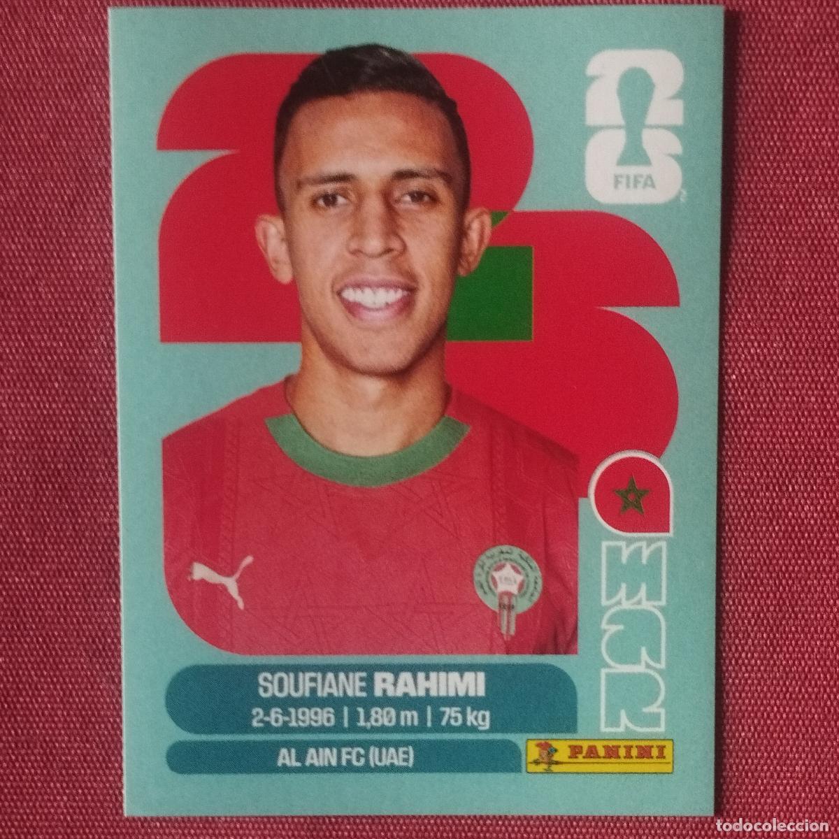 Cromos de f&uacute;tbol: SOUFIANE RAHIMI - MAR 18 - MARRUECOS - MUNDIAL DE FUTBOL - FIFA WORLD CUO 2026