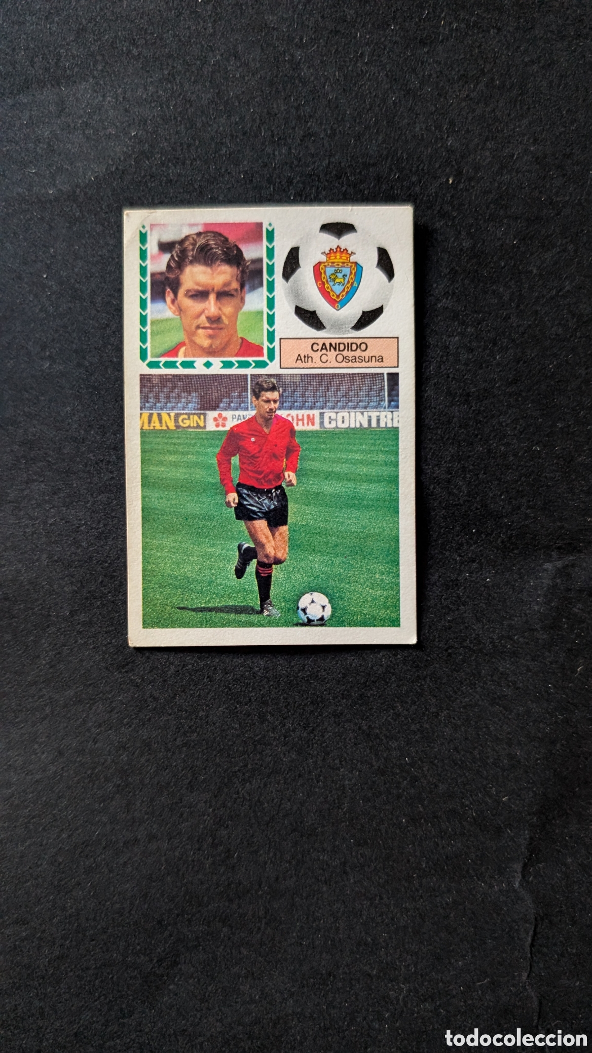 Cromos de f&uacute;tbol: L2 C&Aacute;NDIDO OSASUNA FICHAJE 17 LIGA ESTE 1983/84 83 84 DESPEGADO