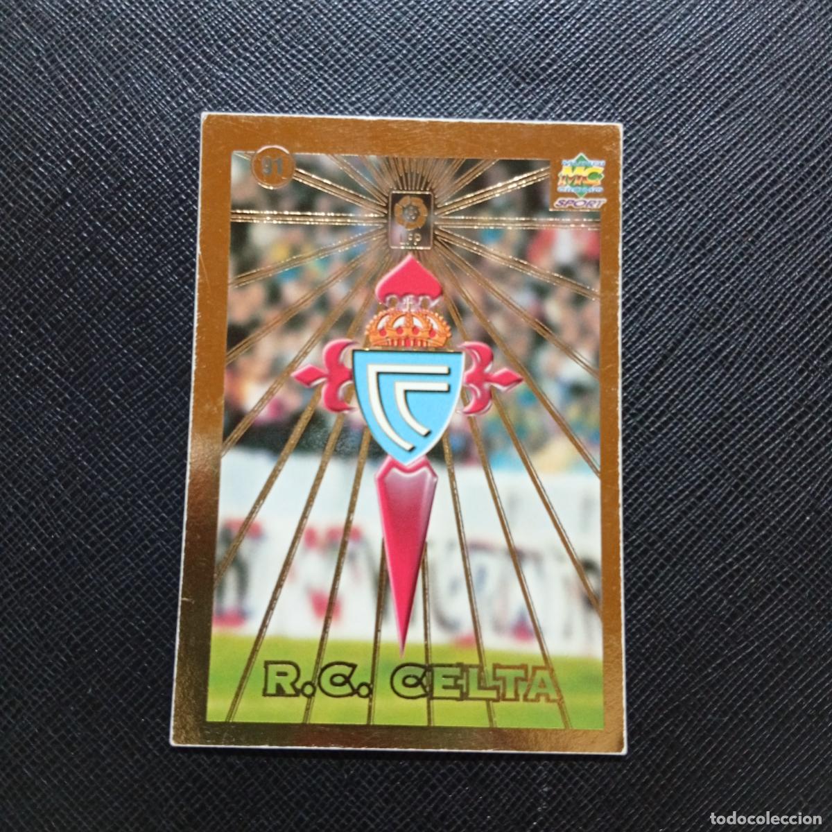 Cromos de f&uacute;tbol: 91 ESCUDO CELTA MUNDICROMO 1998 1999 CROMO FUTBOL LIGA 98 99 - A218 PG11
