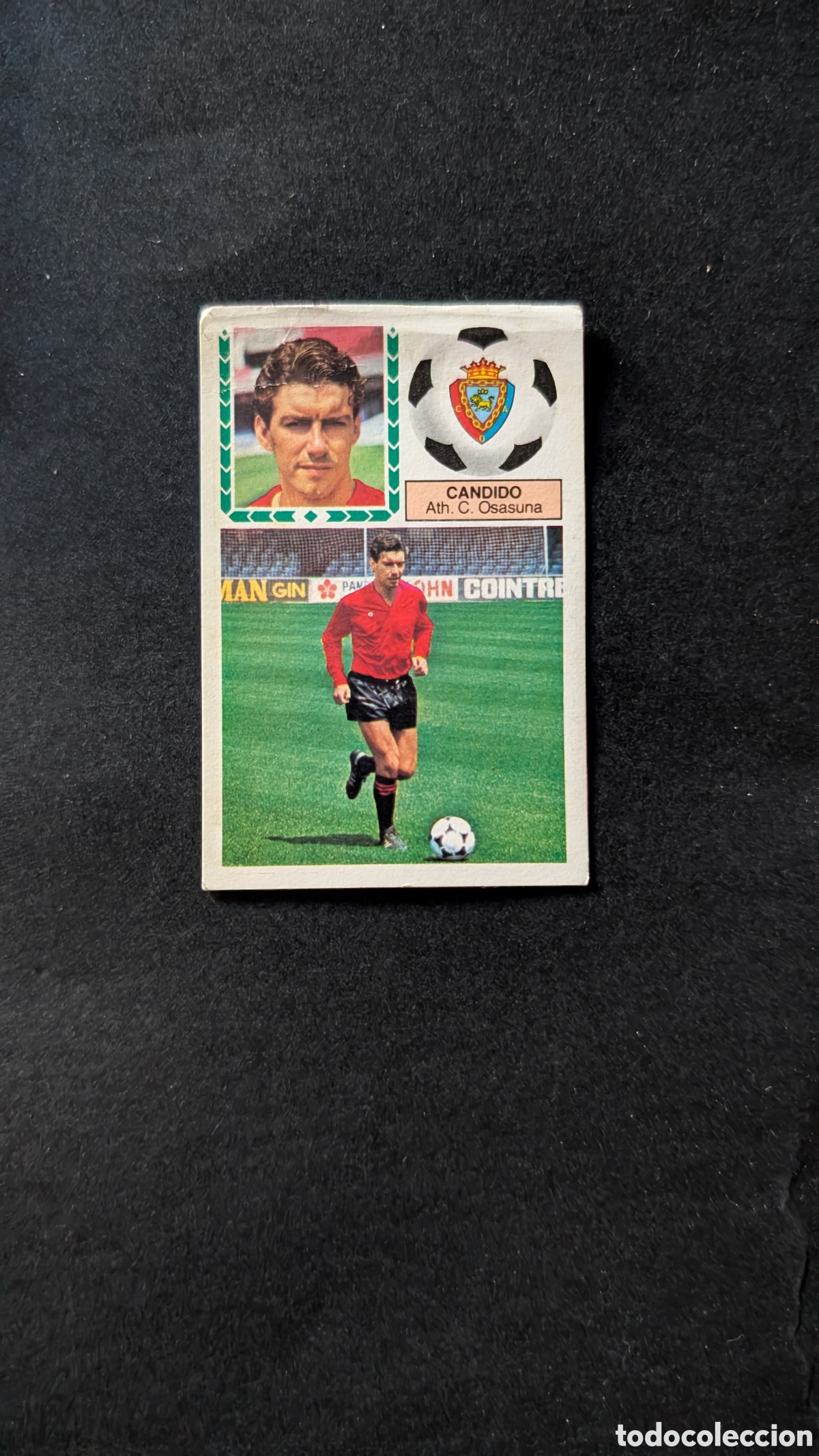Cromos de f&uacute;tbol: L2 C&Aacute;NDIDO OSASUNA FICHAJE 17 LIGA ESTE 1983/84 83 84 DESPEGADO