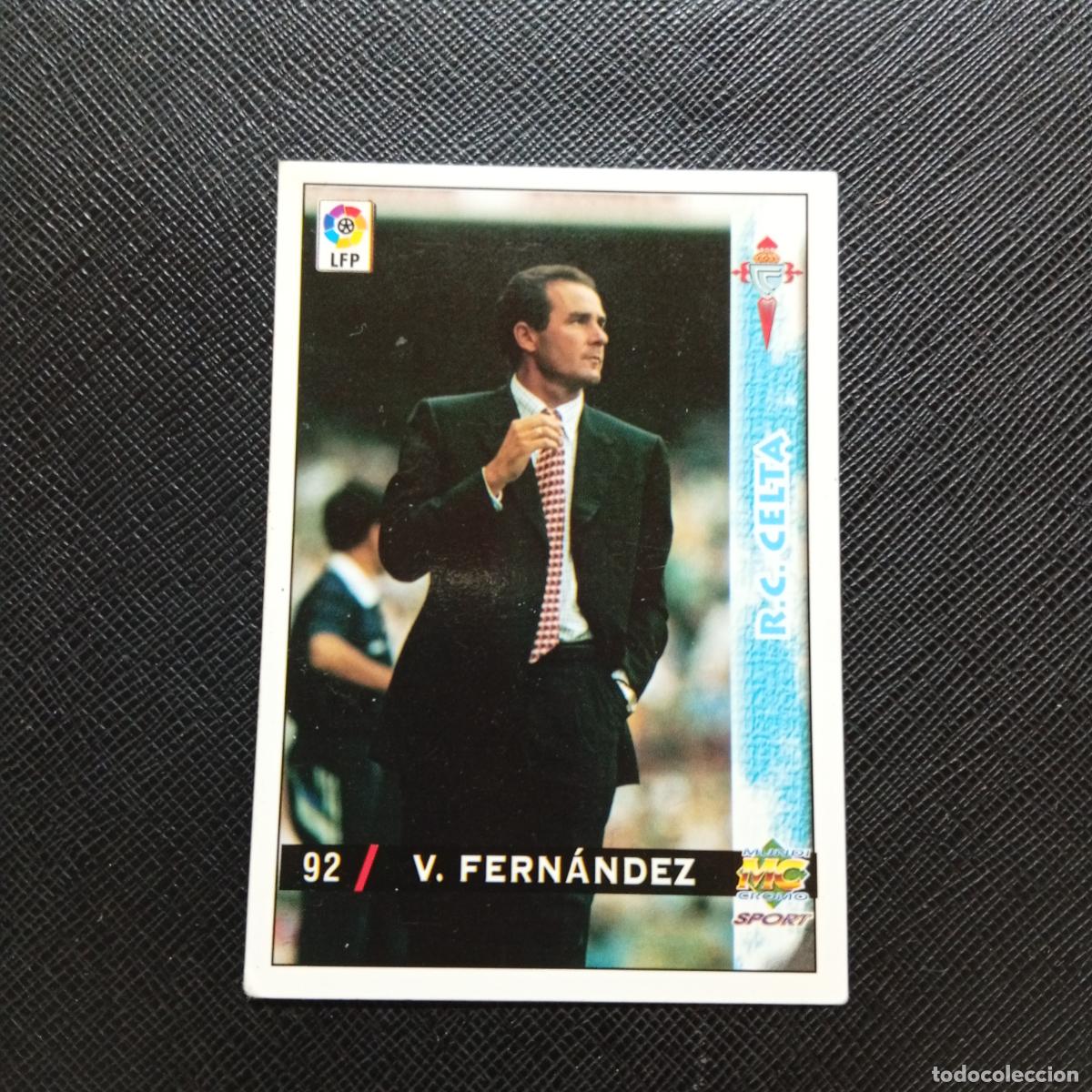Cromos de f&uacute;tbol: 92 V FERNANDEZ CELTA MUNDICROMO 1998 1999 CROMO FUTBOL LIGA 98 99 - A218 PG12