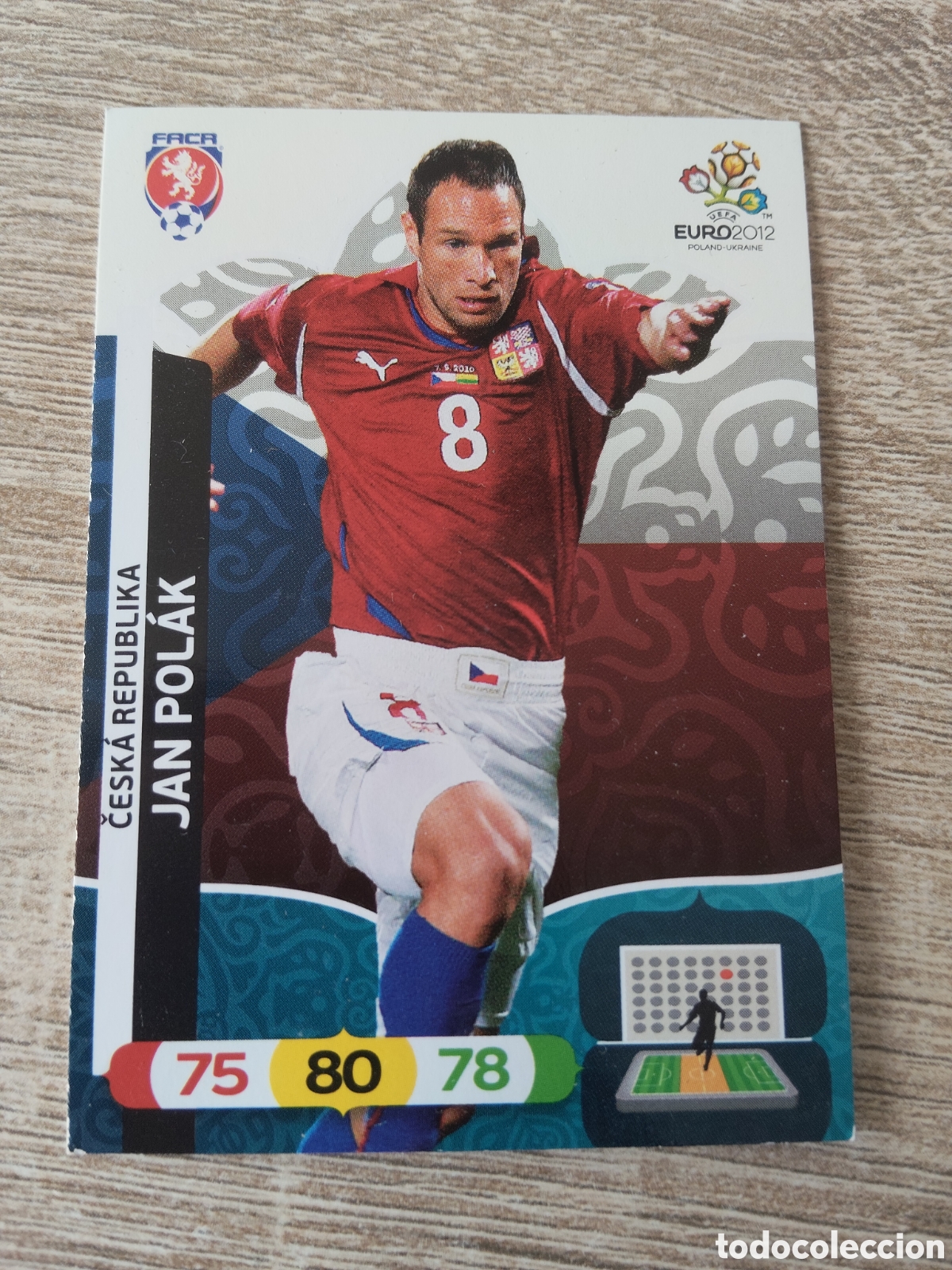 Cromos de f&uacute;tbol: Panini Adrenalyn euro 2012 Jan Polak Rep&uacute;blica Checa