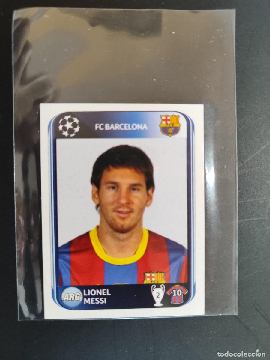 Figurine di Calcio: UEFA CHAMPIONS LEAGUE 2010/11 STICKER LEO MESSI FC BARCELONA # 224 PANINI