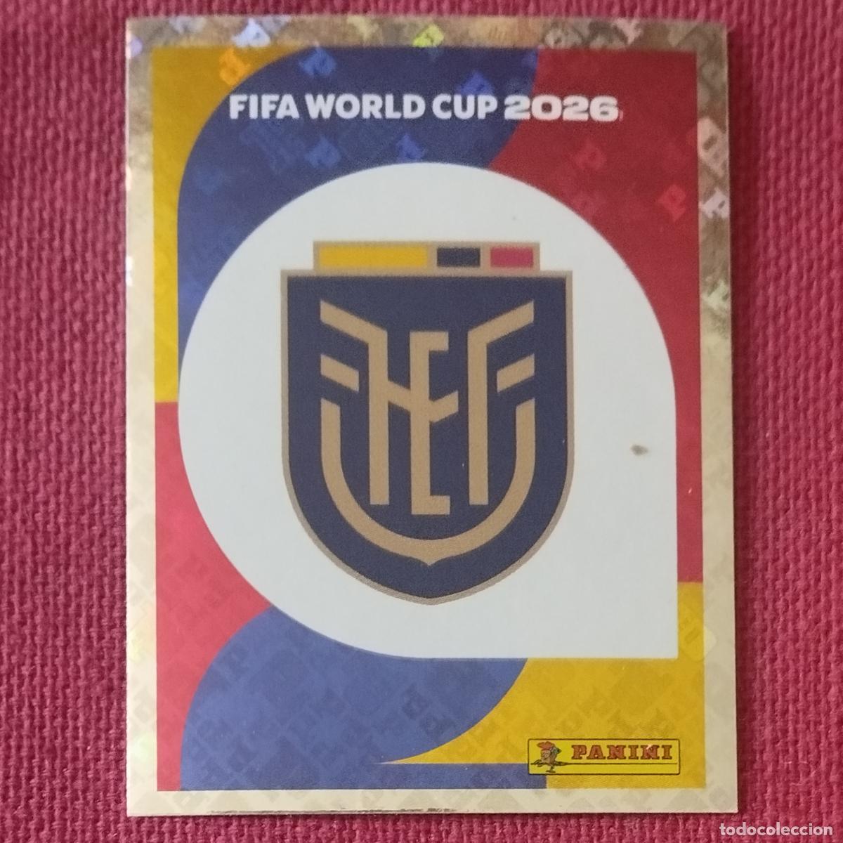 Fu&szlig;ball-Sticker: ESCUDO DE ECUADOR - ECU 1 - MUNDIAL DE FUTBOL - FIFA WORLD CUP 2026