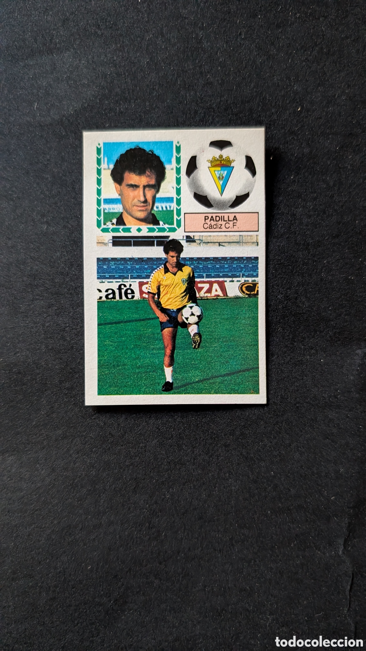 Cromos de f&uacute;tbol: L2 PADILLA CADIZ FICHAJE 22 VERSION LIGA ESTE 1983/84 83 84 DESPEGADO LEVISIMO