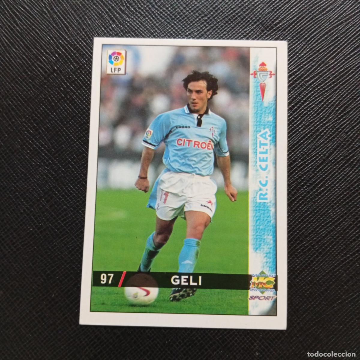 Cromos de f&uacute;tbol: 97 GELI CELTA MUNDICROMO 1998 1999 CROMO FUTBOL LIGA 98 99 - A218 PG12 BAJA