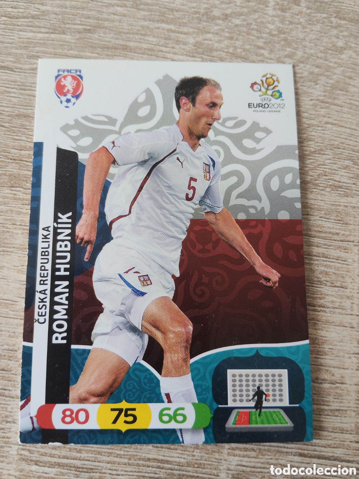 Cromos de f&uacute;tbol: Panini Adrenalyn euro 2012 Roman Hubnik Rep&uacute;blica Checa